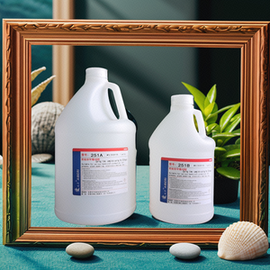 กาวอีพ็อกซี่คริสตัลใสสูงแบบ DIY ความแข็งสูงเรซิ่นอีพ็อกซี่โปร่งใสสูงสำหรับทำตัวอย่างผลิตภัณฑ์สีเหลืองอำพัน - Product Image 6