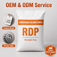 Poudre de polymère redispersable RDP VAE de qualité industrielle à faible teneur en cendres pour adhésif de carrelage et mortier sec de construction