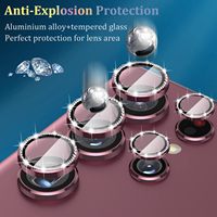 Protecteur d'écran en verre pour appareil photo anneau d'objectif en diamant pour samsung galaxy S22 S23 Ultra Metal Camera Cover Phone Ring Glass screen protector