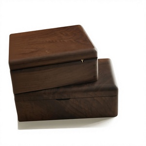Eco-Friendly Modern <b>Wooden</b> Jewelry Organizer <b>Box</b> with Ring Holder Custom Handmade <b>Storage</b> Case for Necklaces Bracelets Earrings - Product Image 1