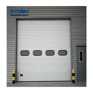 <span class=keywords><strong>Porte</strong></span> de quai avec abri de quai et niveleur de quai, portes de <span class=keywords><strong>garage</strong></span> sectionnelles automatiques industrielles à levage par dessus, portail pour entrepôt - Product Image 2