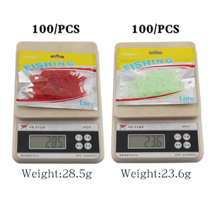 Ytqhxy – appât doux bionique en forme de ver, rouge, qui brille dans le noir, pour la pêche en eau douce, aux carpes crucianes, appâts de fond XY 405 - Product Image 3