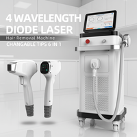 Machine d'épilation laser diode 808 nm approuvée MDR, 1200 W, barres cohérentes importées, usage commercial, écran tactile