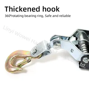 ونش سحب يدوي بحبل سلكي WOVI حمولة 2 طن معتمد من CE، ساحبة كابلات بسقاطة، شداد كابلات قوي من المصنع مباشرة - Product Image 4