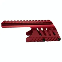 Support latéral à dégagement rapide en aluminium noir pour lunette de visée 20 mm, accessoire de chasse et de randonnée