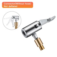 Collier de serrage pour valve de pneu de voiture, connecteur de pompe à air portable pour tuyau de compresseur, adaptateur de réparation de valve, clip