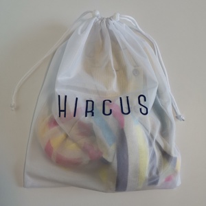 Custom logo Laundry Mesh Bag Travel Storage Bag <strong>Drawstring</strong> Clothing Washing Bags - Product Image 4