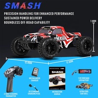 Voiture RC électrique tout-terrain SMASH VRX RACING à l'échelle 1/10, 4 roues motrices, haute vitesse, moteur brushless, ESC étanche, RTR, modèle RH1066