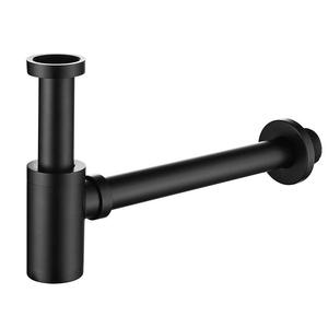<span class=keywords><strong>Sifone</strong></span> a bottiglia moderno rotondo nero in ottone per <span class=keywords><strong>lavabo</strong></span> bagno - Product Image 6