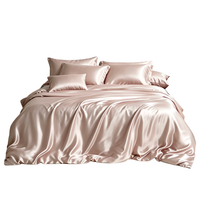 Ensemble de literie quatre pièces en soie de mûrier de qualité supérieure 6A avec tissu charmeuse 22 momme