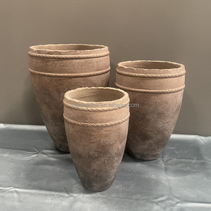 Factory Price Vintage Garden <b>Pots</b> Fiber Cement Plant <b>Pot</b> Unique Concrete Plant <b>Pot</b> Design - Product Image 3