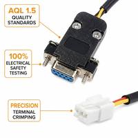 Kabel Harness D-Sub Frekuensi Tinggi Ultra Halus, Perakitan Kabel Sinyal LVDS untuk Sistem Transportasi Cerdas