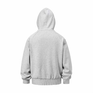 H5528 Nouveautés Automne Hiver – Sweats à Capuche Zippés Unisexe en Mélange de Coton Lourd 500 g/m² - Product Image 4