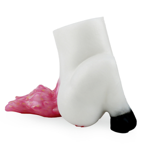Modelo de diseño de silicona de un solo canal de gran tamaño con forma de unicornio estrella de cola rizada, criatura de fantasía, para estimulación masculina y anal. - Product Image 2