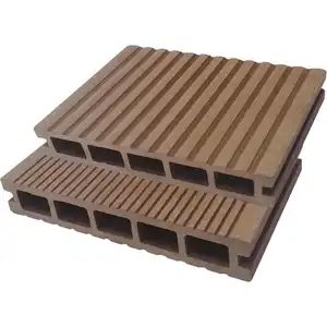 Ubin Decking 1952 komposit luar ruangan, lantai teras/lantai kayu keras Solid papan profil balkon teras lansekap