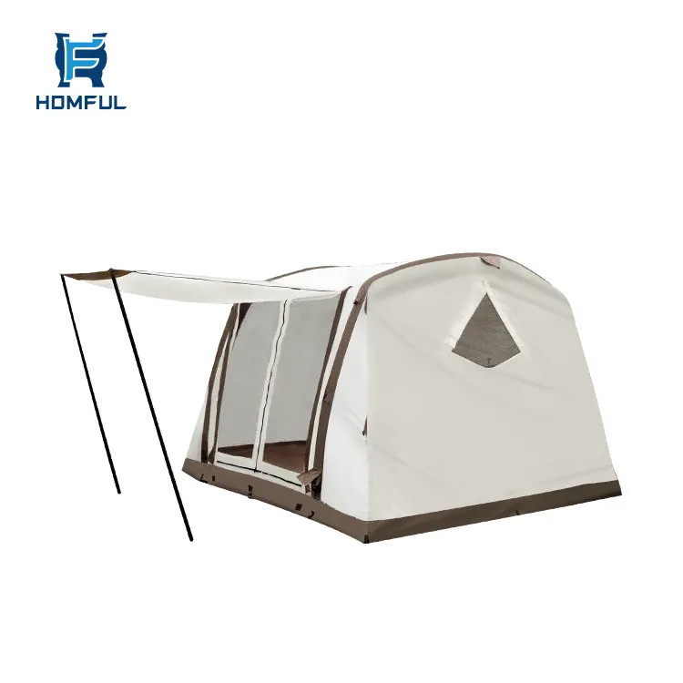 HOMFUL новейшая Водонепроницаемая воздушная палатка с пружиной, надувная палатка для кемпинга на открытом воздухе