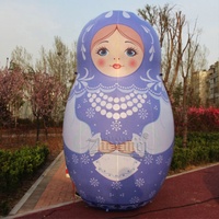 Ballons gonflables mignons Zhenmei en forme de poupées russes pour la décoration de spectacles