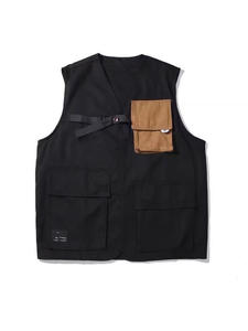 سترة رجالية أنيقة بتصميم أمريكي ذات صدر واحد وياقة على شكل V، خفيفة الوزن وفضفاضة ومريحة، متوفرة بالجملة من المصنع - Product Image 3