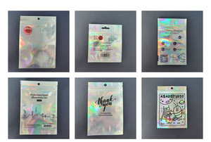 Factory Price Custom Printed Logo Transparent Laser Plastic Packaging Zipper Jewelry <b>Bag</b> - Product Image 6