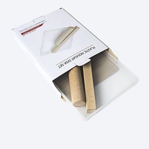 Set di Stampi per Nougat Ecologici TZ Kitchen con Mattarello in Legno Antiaderente per Cioccolato, Caramelle e Utensili da Forno Natalizi - Product Image 4