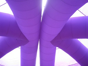 <span class=keywords><strong>Tenda</strong></span> Gonfiabile da Campeggio Waterhan <span class=keywords><strong>Viola</strong></span>, Tipo Esteso, Monostrato, Impermeabile, Pieghevole, Leggera, Portatile, per 2 Persone, in Nylon/PVC - Product Image 3