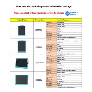 Bảng chữ viết tay LCD cầm tay 10 inch bảng đen nhỏ cho trẻ em xuyên biên giới cung cấp trực tiếp Bảng viết kỹ thuật số câu đố Graffiti - Product Image 2