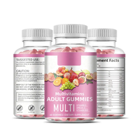 Meilleure qualité Adultes Enfants Meilleur complément alimentaire Marque privée OEM Gomme multivitaminée colorée