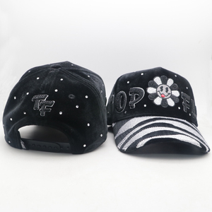 Gorra de Béisbol de Alta Calidad con Bordado 3D de Ángeles, Diseño Nuevo, Ajustable, Gorra Deportiva de Gamuza Negra - Product Image 6