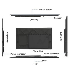 กระดานไวท์บอร์ดแบบอินเทอร์แอคทีฟระบบสั<span class=keywords><strong>ม</strong></span>ผัสหน้าจอแบนสำหรับห้องประชุม  กระดานอัจฉริยะแบบอินเทอร์แอคทีฟสำหรับโรงเรียน รองรับระบบปฏิบัติการ Windows และ Android - Product Image 6
