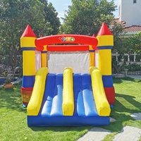 Niceyard maison gonflable à rebond gonflable pour enfants, château gonflable à double glissière pour jeux
