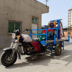 高効率ポータブル50 <span class=keywords><strong>m</strong></span> 100 <span class=keywords><strong>m</strong></span> 150 <span class=keywords><strong>m</strong></span> 200 <span class=keywords><strong>m</strong></span>オートバイ三サイクル水井戸掘削リグ工場販売 - Product Image 4