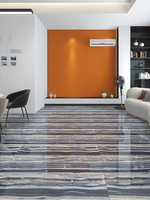 Carreaux de luxe plaqués or avec pierres précieuses, finition brillante, 600x1200mm, 10mm d'épaisseur, antidérapants, résistants à l'usure, garantie 1 an, pour KTV modernes