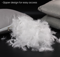 Matériau de Remplissage en Duvet de Canard Blanc 5/95 RDS DOWNPASS Doux et Moelleux pour Vestes, Oreillers, Couettes, Canapés - Vente en Gros