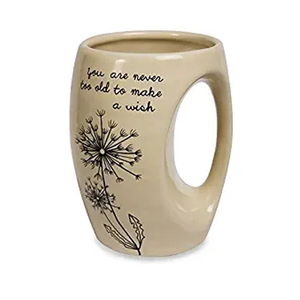 Taza de Leche Personalizada de Cerámica Esmaltada de 12oz, Taza de Té y Café sin Asa, para Calentar las Manos - Product Image 6