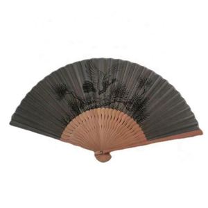 Abanico Plegable Portátil de Bambú y Seda Estilo Antiguo para Damas - 21cm, Hecho a Mano, con Logotipo Personalizado, Regalo Promocional para Fotografía y Souvenirs - Product Image 5