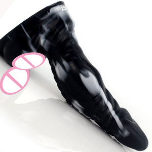 FAAK gros réaliste monstre coq pénis artificiel 22.5 cm énorme gode en Silicone hommes pénis pour <span class=keywords><strong>femme</strong></span> Masturbation féminine - Product Image 2