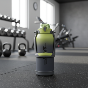 Termo PINKAH de Acero Inoxidable de 68 oz, Botella de Agua Aislada Grande con Correa y Asa, Logotipo Personalizado para Senderismo y Camping al Aire Libre - Product Image 1