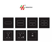 Système d'éclairage intelligent pour chambre d'hôtel Greentech, interrupteur intelligent pour hôtel, interrupteur tactile