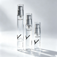 Flacons Airless de Luxe en PP Personnalisés par l'Usine Source, 5ml 10ml 15ml, Emballage Cosmétique pour Lotion Crème Soins Personnels, Logo Personnalisé