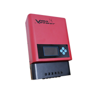 Contrôleur de charge solaire MPPT Vmaxpower 24V/48V/96V/192V 50A/60A/80A/100A, sortie d'usine, système d'alimentation domestique
