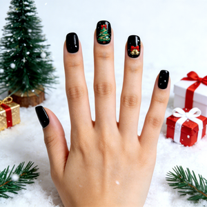 <span class=keywords><strong>Uñas</strong></span> Postizas <span class=keywords><strong>de</strong></span> Lujo con <span class=keywords><strong>Diseño</strong></span> Navideño, Cortas, Redondas, Reutilizables, <span class=keywords><strong>de</strong></span> ABS, Forma Cuadrada, 24 Piezas, Duraderas, Fáciles <span class=keywords><strong>de</strong></span> Aplicar - Product Image 2