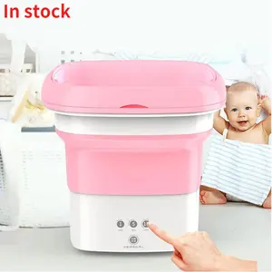 In stock Wholesale Other Electric Automatic Foldable Wig Mini Portable Folding Washing Machine