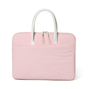 Sac pour ordinateur portable matelassé, antichoc, léger, imperméable, pour les voyages d'affaires, le bureau, unisexe, uni et coloré, pour ordinateur portable de 14 à 15 pouces - Product Image 5