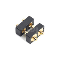 Connecteur de carte à carte flottant pour mezzanine, noir, PA46, 2 broches mâle/femelle, 100A, 6mm