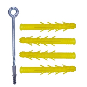 LINYIQUEEN Plastic Plug 8mm Expansion Pipe PE Nylon ISO Building Construction QUEEN Wall Plug Plastic Anchor S8 Dowel Plastic