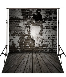 3D-Design, ausgefranster und im Retro-Stil gehaltener Ziegelwand-Themen-Hintergrund, wunderbarer Hängebehang für Fotografie-Hintergrunddekoration - Product Image 3