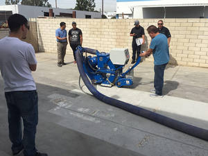 Máquina de granallado tipo móvil de superficie de suelo de hormigón y placa de acero - Product Image 3