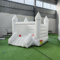Mini château gonflable de maison de rebond utilisé pour les mariages