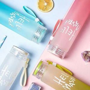 ขวดน้ำดื่มแก้วเปลี่ยนสี 400 มล. สีสันสดใส เป็นมิตรกับสิ่งแวดล้อม พร้อมฝาปิด สำหรับกลับไปโรงเรียน รับผลิตตามสั่งพร้อมโลโก้ - Product Image 3
