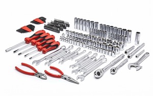 <span class=keywords><strong>Set</strong></span> di Attrezzi Meccanici da 180 Pezzi in Acciaio al Cromo Vanadio SAE/MM con <span class=keywords><strong>Chiavi</strong></span> <span class=keywords><strong>a</strong></span> <span class=keywords><strong>Bussola</strong></span> e Valigetta Rigida per Riparazioni Auto e Domestiche - Product Image 4